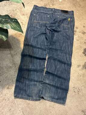 Southpole Vintage Y2K Bootcut Denim Jeans Men 36x30